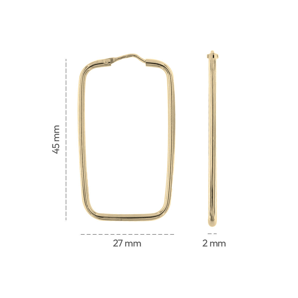 Gemnel jewelry 925 sterling silver delicato 14k placcato oro a forma di U orecch Gemnel jewelry 925 sterling silver delicato 14k placcato oro a forma di U orecch
