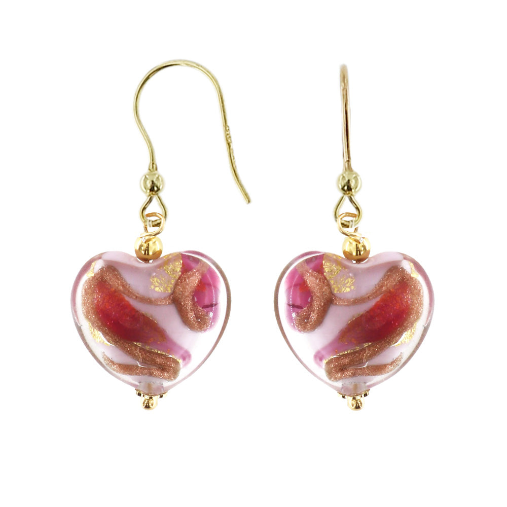 Venetiaurum Orecchini Donna Con Perle In Vetro Di Murano E Argento 925 - Made In Italy