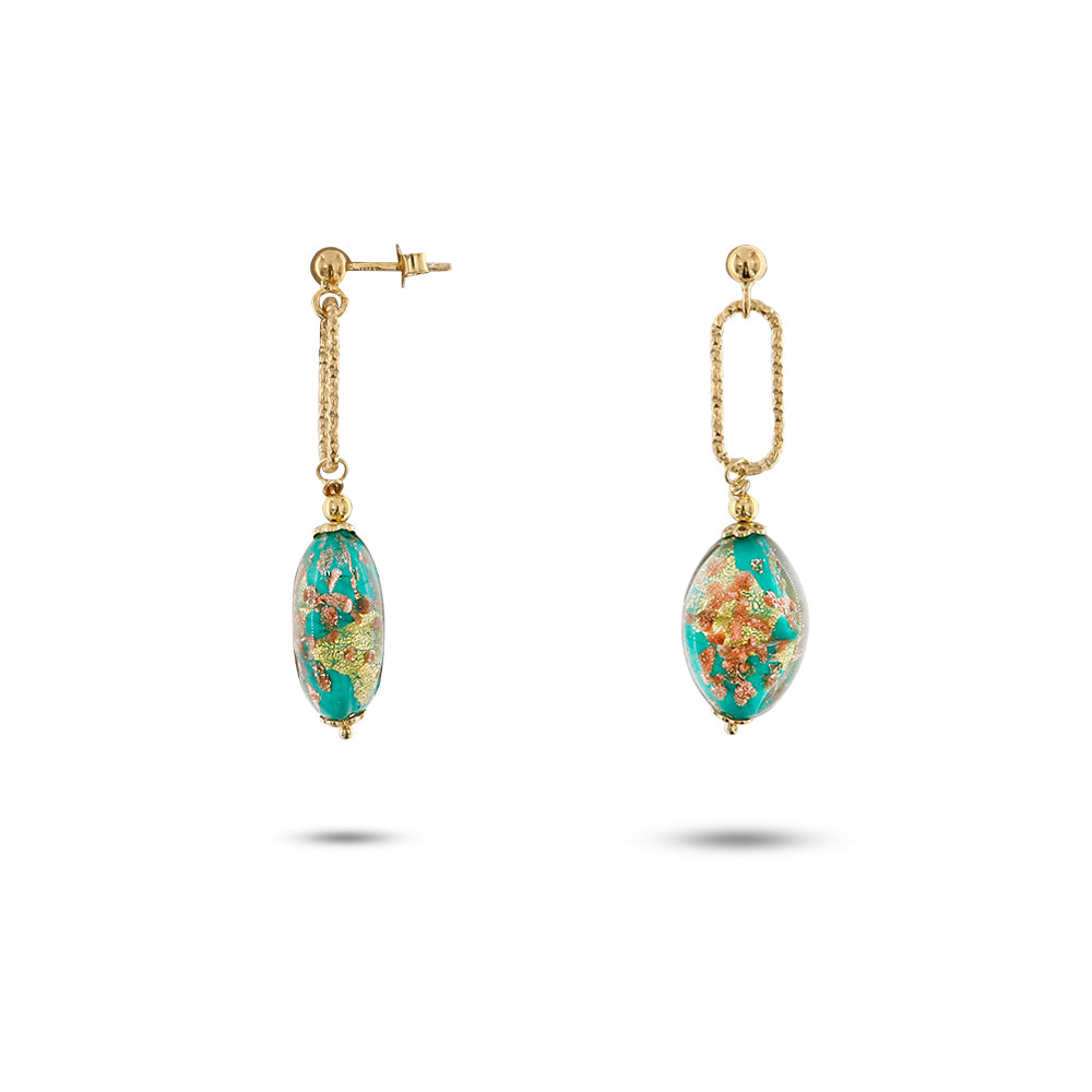 Venetiaurum - Orecchini Lunghi per Donna Con Perle In Vetro Originale Di Murano E Argento 925 Venetiaurum - Orecchini Lunghi per Donna Con Perle In Vetro Originale Di Murano E Argento 925