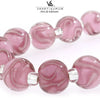 Perle in vetro di Murano rosa