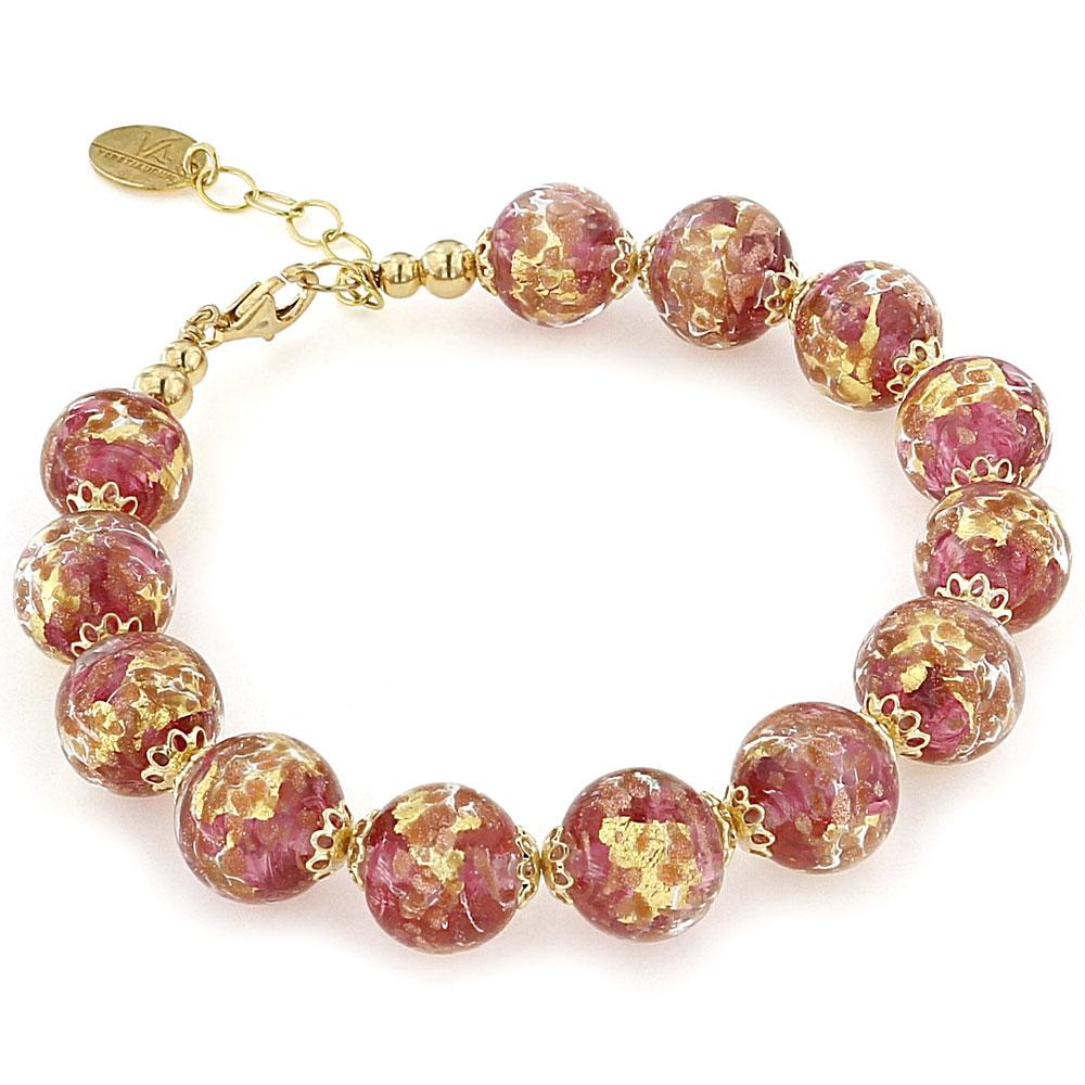 Venetiaurum - Charm in vetro originale di Murano e argento 925 Venetiaurum - Charm in vetro originale di Murano e argento 925