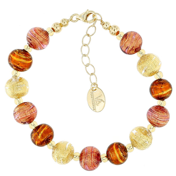Bracciale in Vetro di Murano - Mod. Francesca, 21 cm (Disponibile in 5 Bracciale in Vetro di Murano - Mod. Francesca, 21 cm (Disponibile in 5