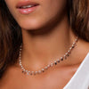 Girocollo stelline e perle indossato