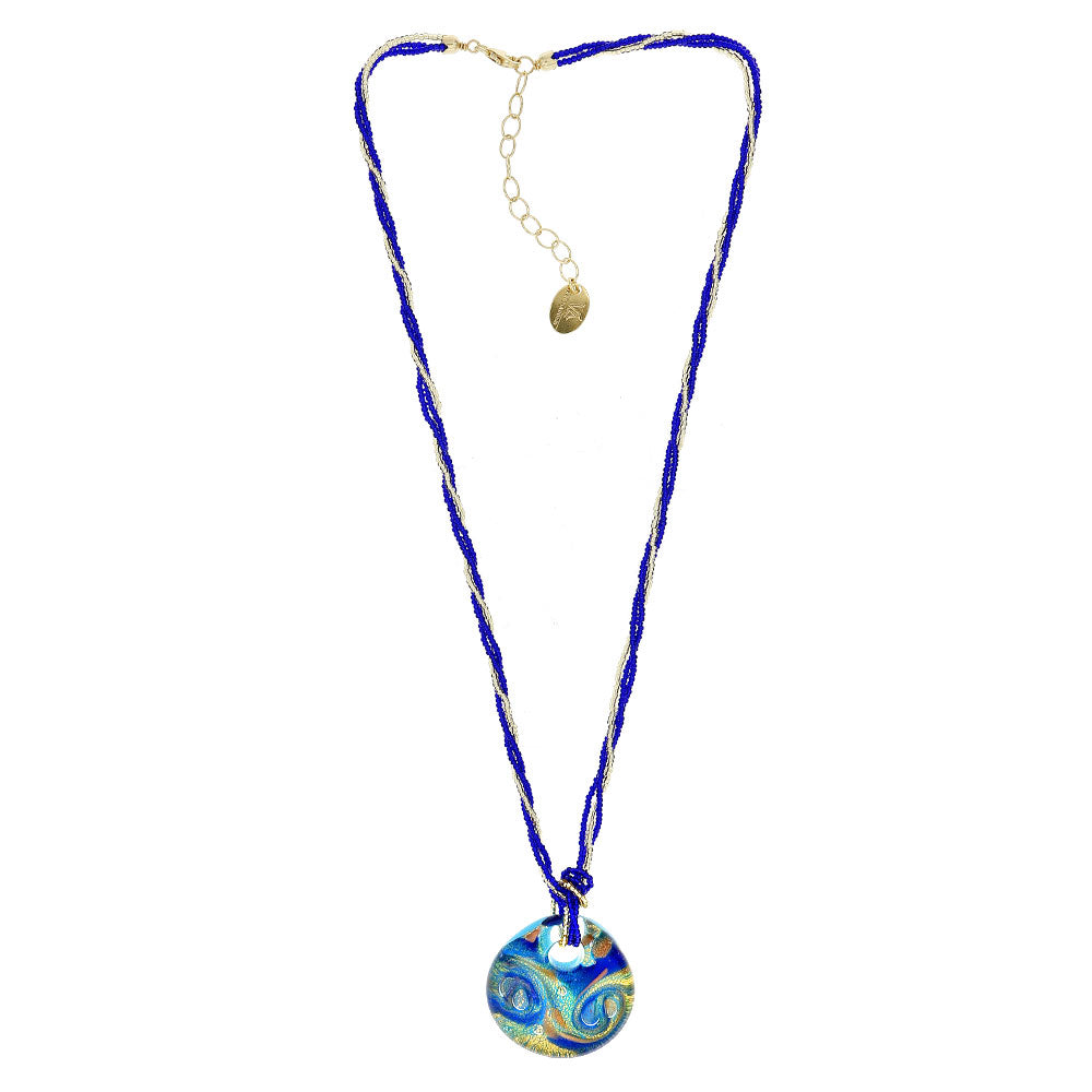 Bracciale Da Donna Con Perle In Vetro Di Murano Originale E Vera Pelle Toscana Collezione Diana Azzurro Con Foglia In Argento Bracciale Da Donna Con Perle In Vetro Di Murano Originale E Vera Pelle Toscana Collezione Diana Azzurro Con Foglia In Argento