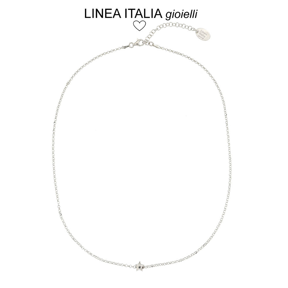 Collana stella da donna in argento | linea Italia