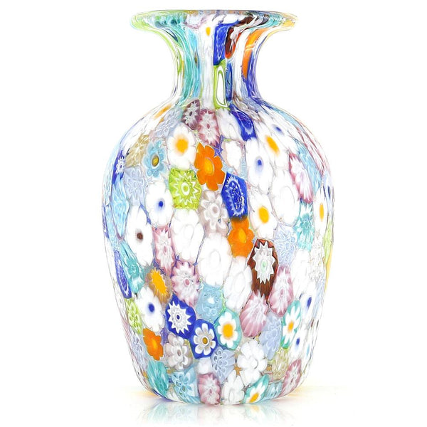 Vaso vetro di Murano Murrine Millefiori
