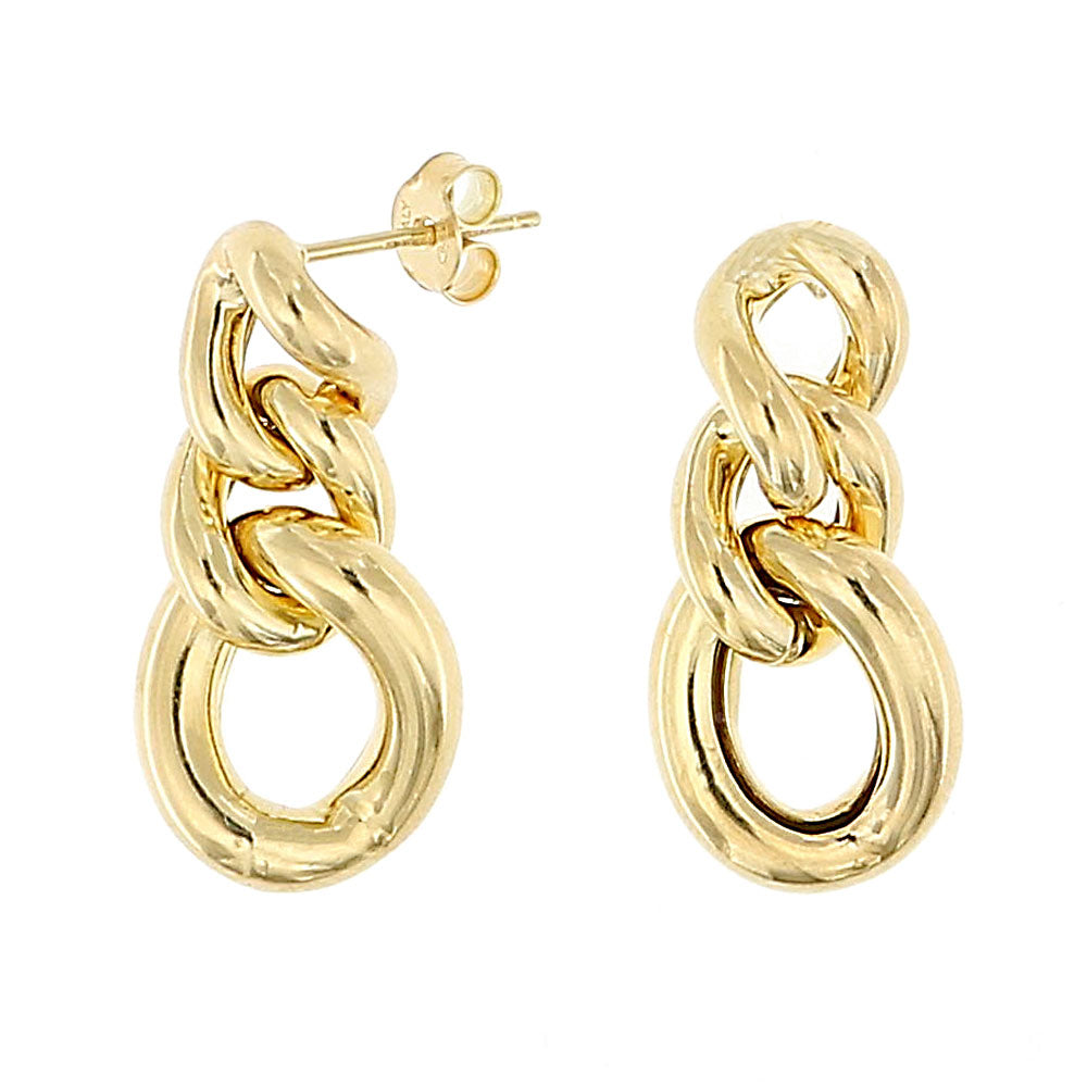 Set Di 3 Paia Di Orecchini Lunghi In Argento Con Pendenti A Cuore, Design Vario Con Catene, Gioielli Eleganti E Versatili Per Donna - 5