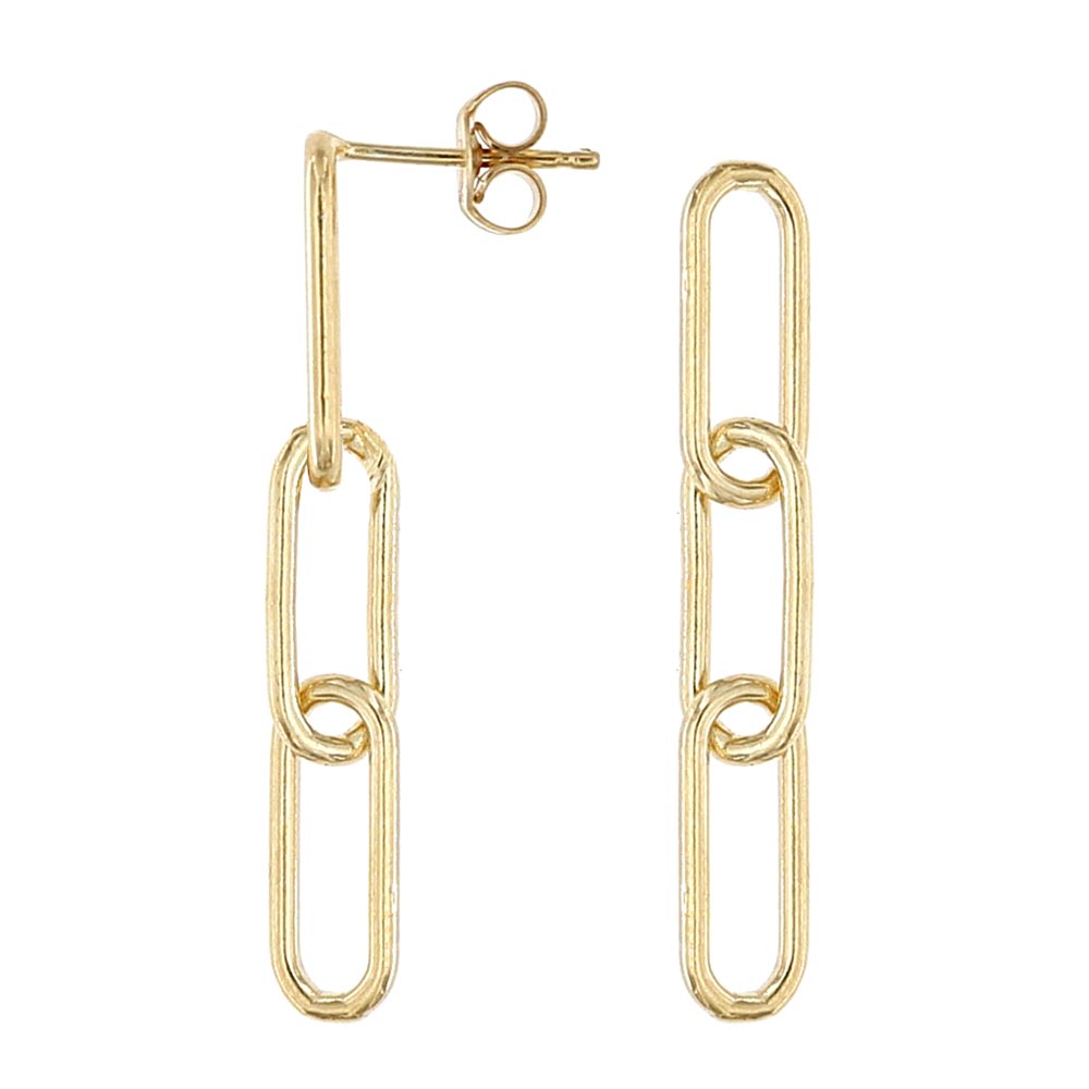 Orecchini Catena In Gold Filled Mm. 48 40 X2 - Perles & Co - Foto 7