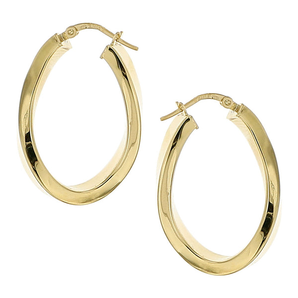 Artlinea Orecchini Ovali In Argento 925 Con Zirconi - Gioielli Made In Italy - Confezione Regalo