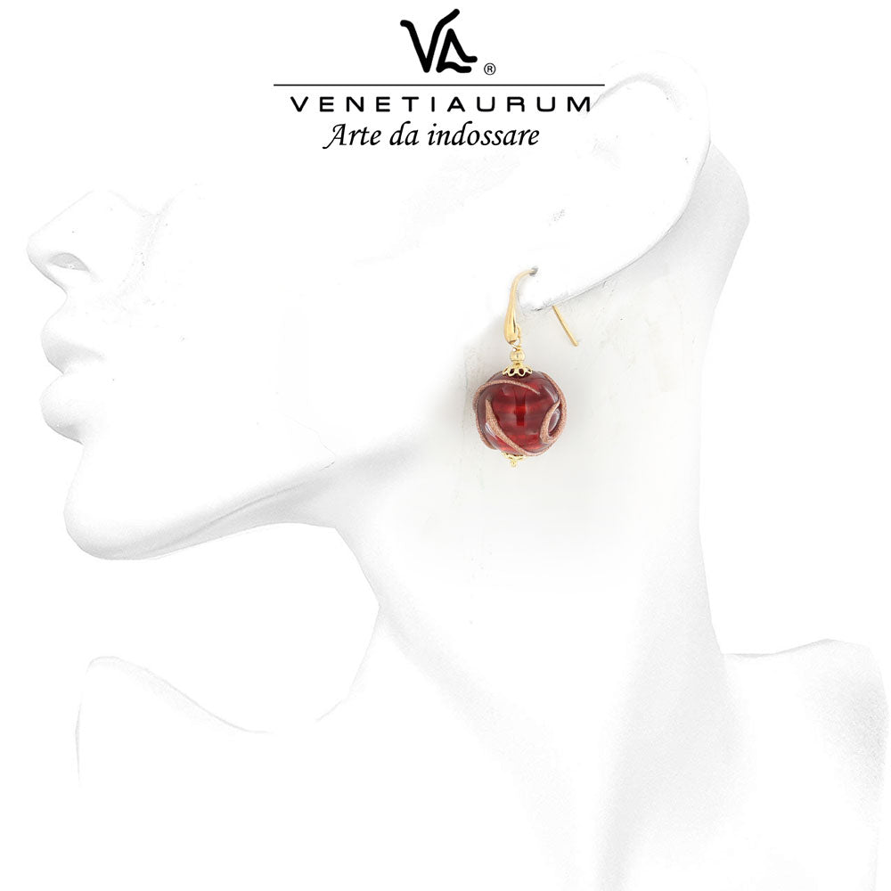 Venetiaurum - Orecchini Da Donna In Vetro Originale Di Murano E Argent Venetiaurum - Orecchini Da Donna In Vetro Originale Di Murano E Argent