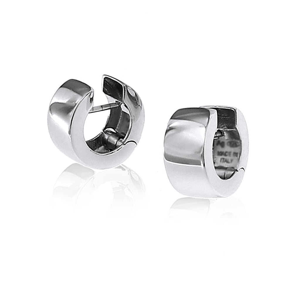 Piccolo Ovale Orecchini A Cerchio IN Acciaio Inox Huggies Piccolo Ovale Orecchini A Cerchio IN Acciaio Inox Huggies
