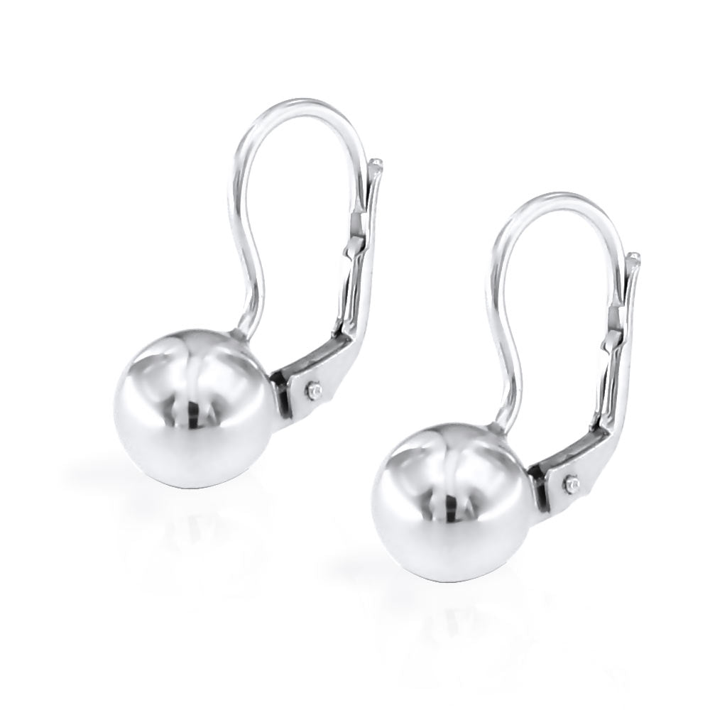 Orecchini Monachella Perla Argento 8mm