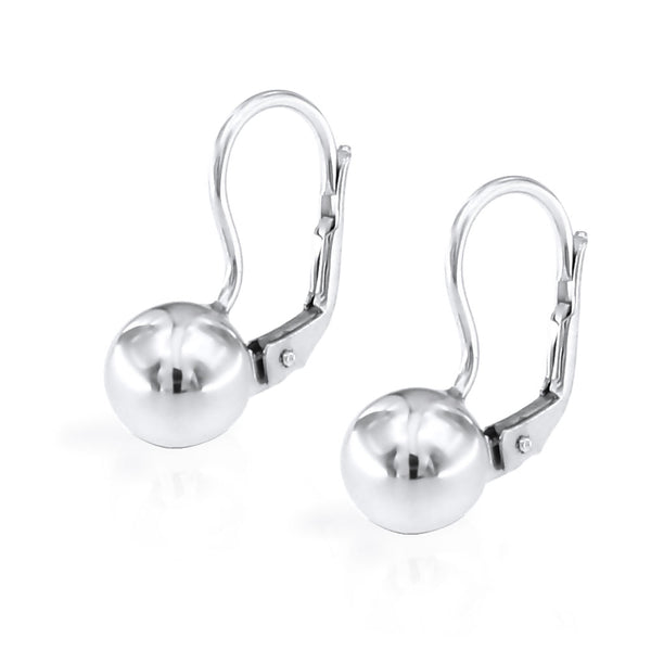 Orecchini Monachella Perla Argento 8mm