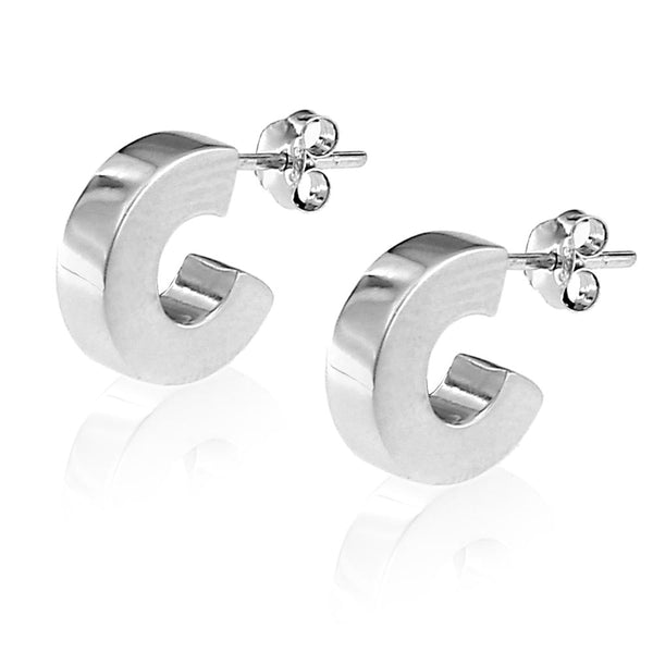 Orecchini A Cerchio In Argento Sterling S925 - Diametro 12 Mm, Unisex, Design Minimalista - Foto 9