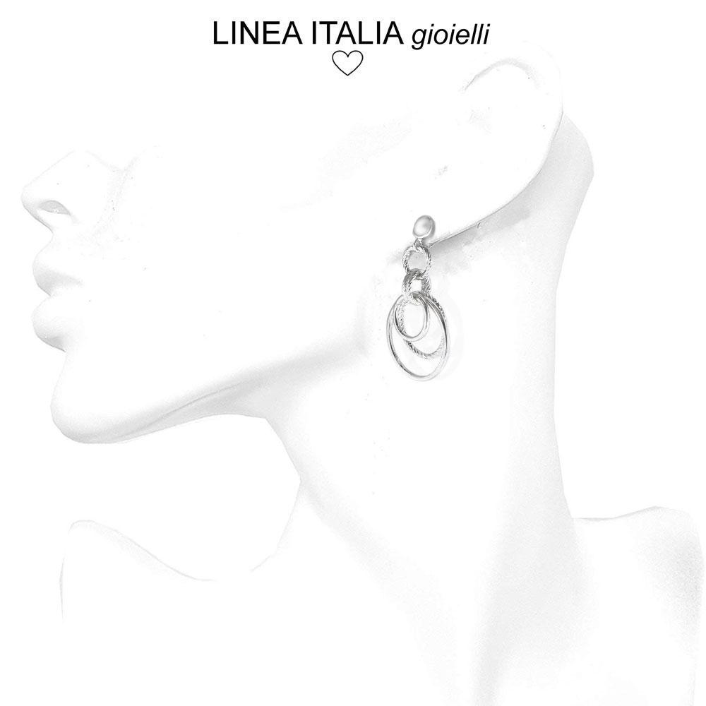 S-OR-13-261/AV/R Orecchini Linea Italia gioielli Made in Italy
