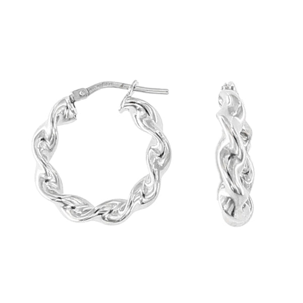 Monkimau Orecchini A Cerchio Piccoli In Argento 925 | Diametro 10-14 Mm | Ipoallergenici Per Donna E Bambina